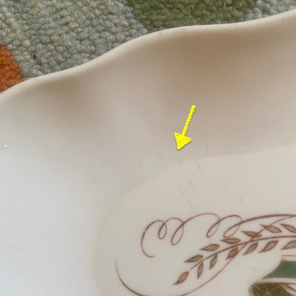 Waverly Products I Scalloped Autumn Harvest Serving Tray I James Whitcomb Riley - Picture 10 of 16